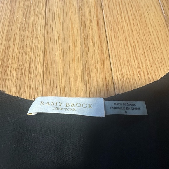 Ramy Brook Elegant Black and Gold Sleeveless Dress Size 0 - Picture 5 of 10